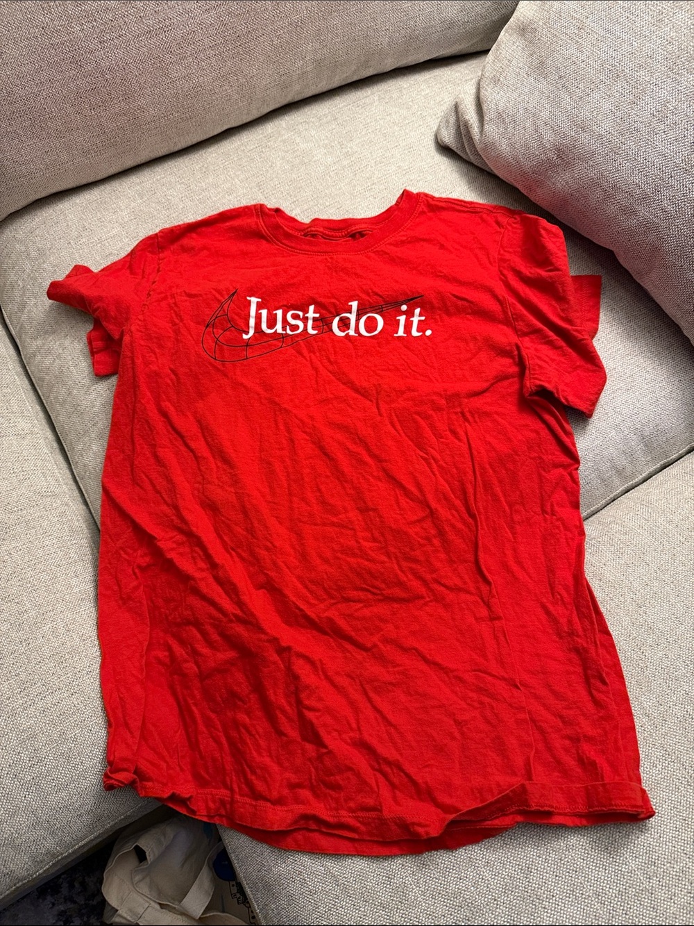 Nike Red 'Just Do It.' Graphic Tee